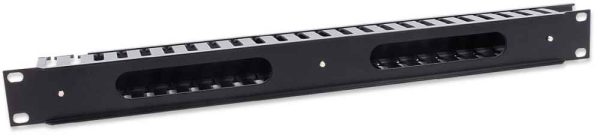 Intellinet Organizador Horizontal 19", 1U, (Metal) - Imagen 2
