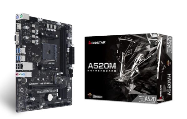 Biostar A520MH placa base AMD A520 Micro ATX