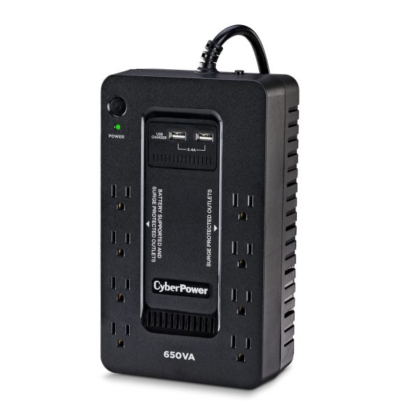 CyberPower SX650U sistema de alimentación ininterrumpida (UPS) En espera (Fuera de línea) 650 kVA 360 W 8 salidas AC - Imagen 2