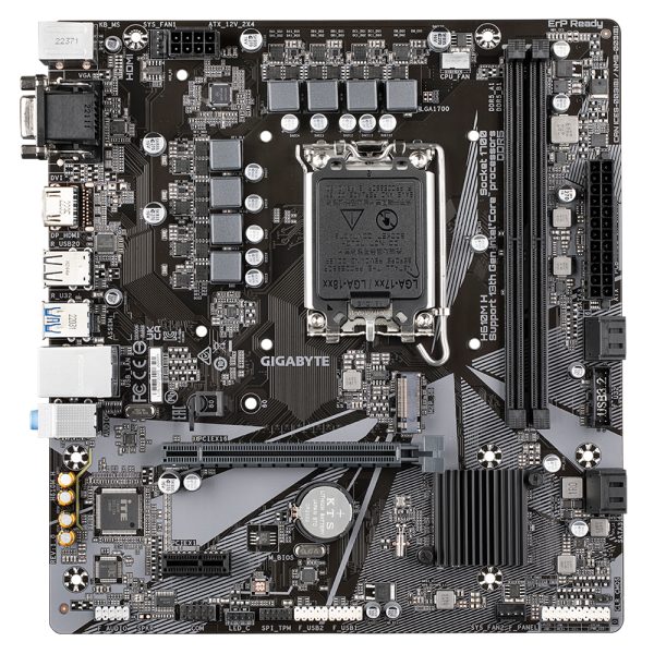 GIGABYTE H610M H placa base Intel H610 Express LGA 1700 Micro ATX - Imagen 2