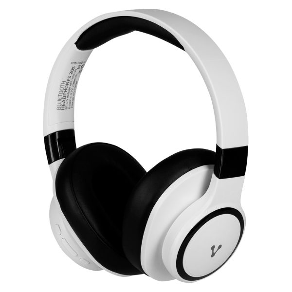 Vorago HPB-205-WH audífono y auriculare Audífonos Inalámbrico y alámbrico Diadema Llamadas/Música USB Tipo C Bluetooth Blanco - Imagen 3