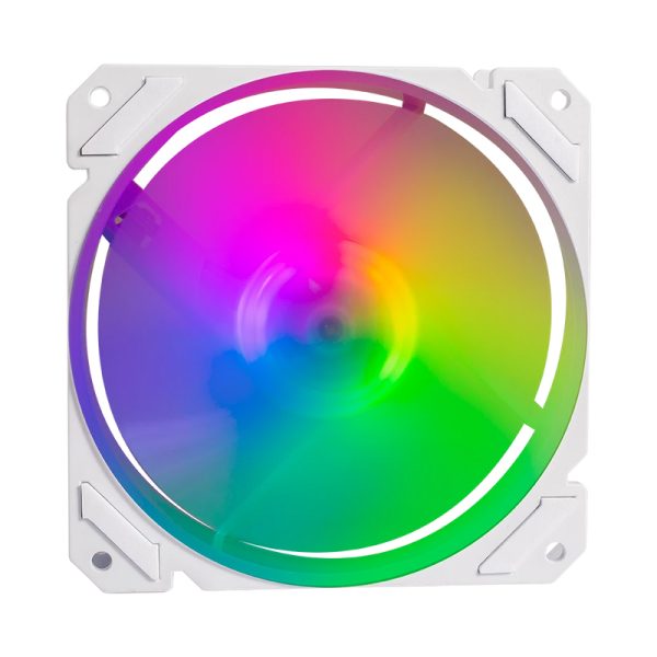Balam Rush Eolox Blaze EX70KW Gabinete de la computadora Enfriador de aire 12 cm Blanco 1 pieza(s) - Imagen 3