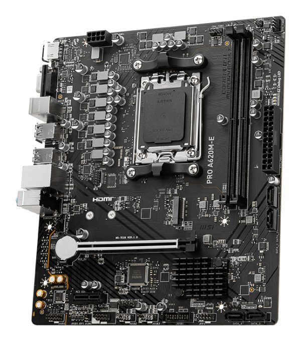 MSI PRO A620M-E placa base AMD A620 Zócalo AM5 micro ATX - Imagen 3