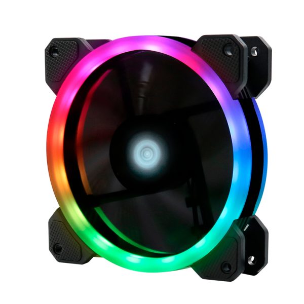 Game Factor FG400 sistema de refrigeración de computadora Gabinete de la computadora Ventilador 12 cm Negro - Imagen 2