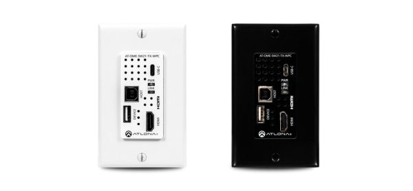 Atlona AT-OME-SW21-TX-WPC extensor de audio/video Transmisor AV Negro, Blanco - Imagen 4