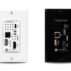 Atlona AT-OME-SW21-TX-WPC extensor de audio/video Transmisor AV Negro, Blanco