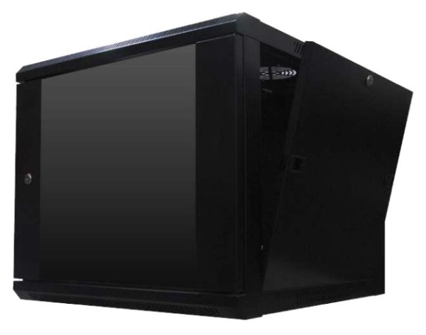 WAM WAM-WC06UR06-A armario rack 6U Negro - Imagen 2