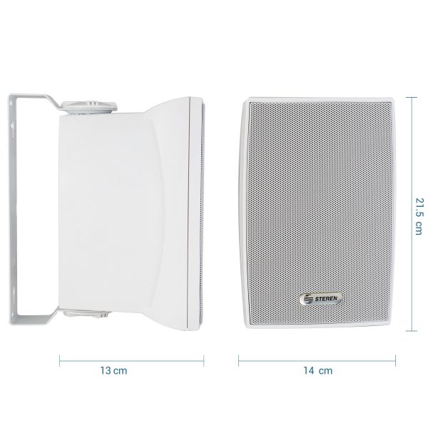 Steren SPK-1100BL altavoz De 2 vías Blanco - Imagen 2