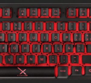 XZEAL XSATGA1B teclado Juego USB QWERTY Negro