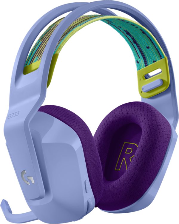 Logitech G G733 Wireless Headset Auriculares Inalámbrico Diadema Juego Bluetooth Lila - Imagen 3