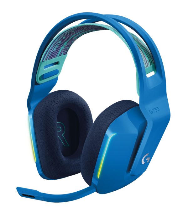 Logitech G G733 Wireless Headset Auriculares Inalámbrico Diadema Juego Azul - Imagen 4