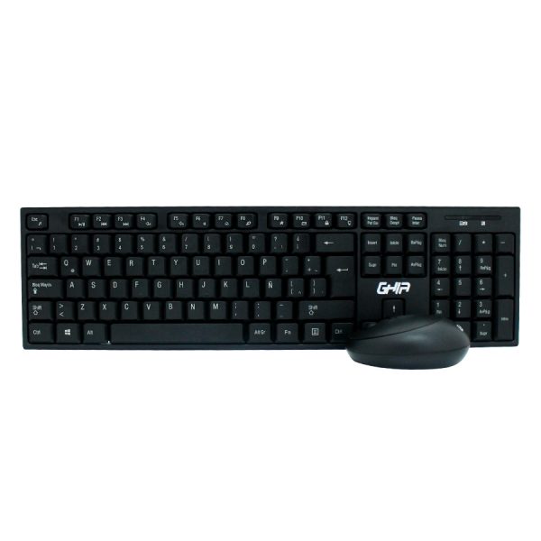 Ghia GT5000 teclado Ratón incluido Oficina RF inalámbrico QWERTY Español Negro - Imagen 2