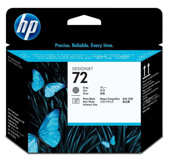 HP Cabezal de impresión DesignJet 72 negro fotográfico y gris - Imagen 4