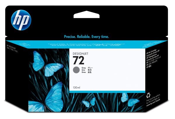 HP Cartucho de tinta gris 72 de 130 ml - Imagen 4