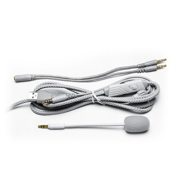 Yeyian YDG-33406 audífono y auriculare Auriculares Alámbrico Diadema Juego Blanco - Imagen 3