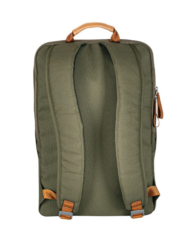 TechZone TZLBP56W-V mochila City backpack Verde Tereftalato de polietileno reciclado (rPET) - Imagen 2