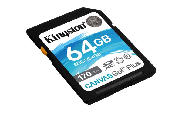 Kingston Technology Canvas Go! Plus 64 GB SD UHS-I Clase 10 - Imagen 2