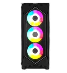 Ocelot Gaming POLYGON-E5 gabinete de computadora Negro