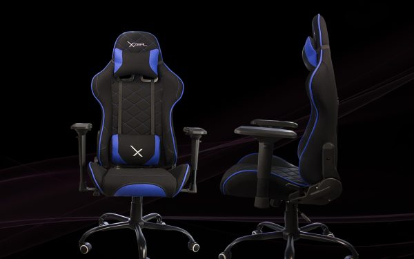 XZEAL XZ25 Silla universal para juegos asiento acolchado Negro, Azul - Imagen 4