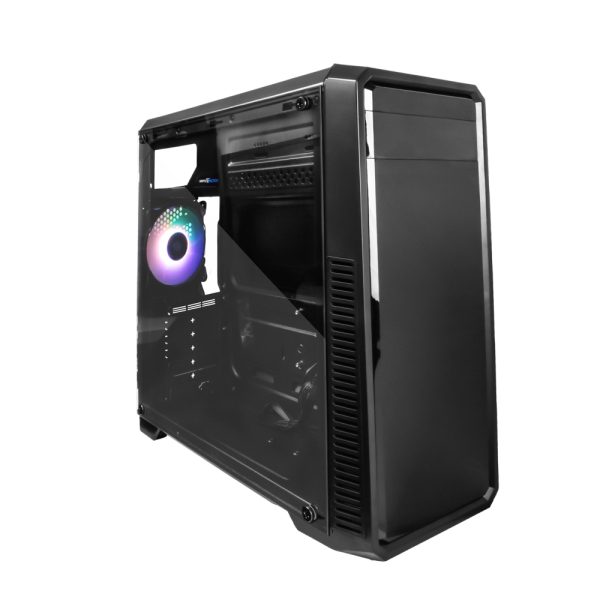 Game Factor CSG300 gabinete de computadora Negro