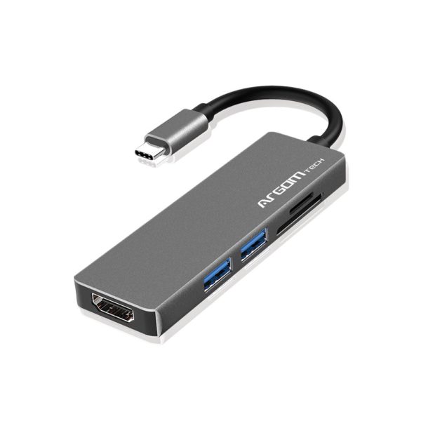 ArgomTech ARG-UB-0183 base para laptop o replicador de puertos Alámbrico USB 3.2 Gen 1 (3.1 Gen 1) Type-C Plata - Imagen 3