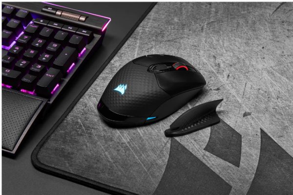 Corsair DARK CORE RGB PRO SE ratón Juego Diestro RF Wireless + USB Type-A Óptico 18000 DPI - Imagen 2