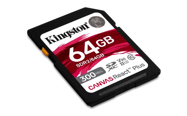 Kingston Technology Canvas React Plus 64 GB SD UHS-II Clase 10 - Imagen 2