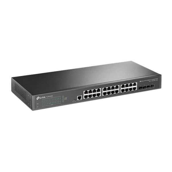 TP-Link JetStream TL-SG3428X dispositivo de redes Gestionado L2+/L3 Gigabit Ethernet (10/100/1000) 1U Negro - Imagen 2