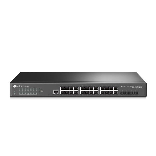TP-Link JetStream TL-SG3428X dispositivo de redes Gestionado L2+/L3 Gigabit Ethernet (10/100/1000) 1U Negro - Imagen 4