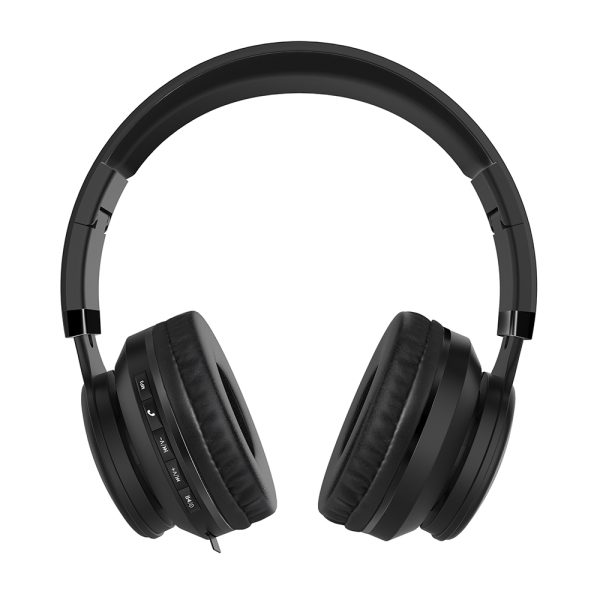 Vorago HPB-201-LED audífono y auriculare Auriculares Inalámbrico Diadema Llamadas/Música Bluetooth Negro - Imagen 4