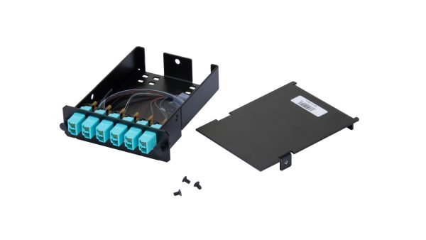 Panduit FCSZO-12-10P adaptador de fibra óptica LC 1 pieza(s) Negro