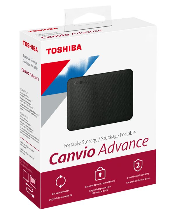 Toshiba Canvio Advance disco duro externo 4 TB 2.5" Micro-USB B 2.0/3.2 Gen 1 (3.1 Gen 1) Rojo - Imagen 4