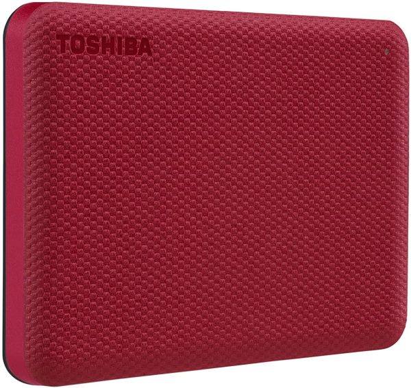 Toshiba Canvio Advance disco duro externo 2 TB 2.5" Micro-USB B 2.0/3.2 Gen 1 (3.1 Gen 1) Rojo