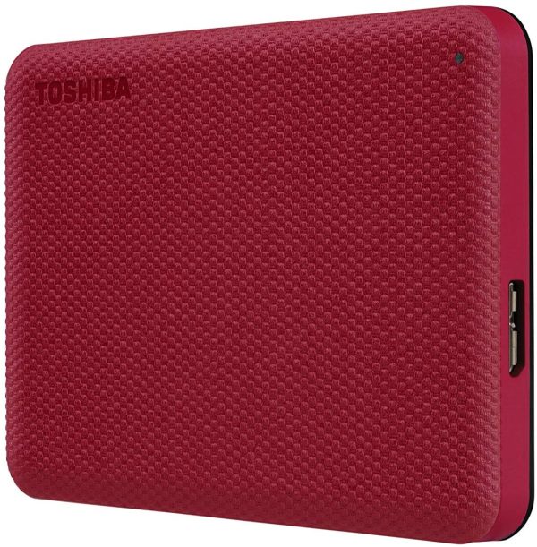 Toshiba Canvio Advance disco duro externo 4 TB 2.5" Micro-USB B 2.0/3.2 Gen 1 (3.1 Gen 1) Rojo - Imagen 3