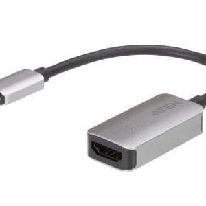ATEN UC3008A1 adaptador de cable de vídeo 0.154 m USB Tipo C HDMI Tipo A (Estándar) Aluminio, Negro