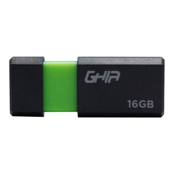 Ghia GAC-177 unidad flash USB 16 GB USB tipo A 2.0 Negro, Verde - Imagen 3
