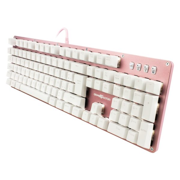 Game Factor KBG400-PK teclado Juego USB QWERTY Español Rosa - Imagen 2