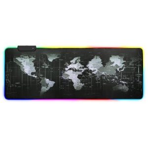 BRobotix 651329 alfombrilla para ratón Cojín de ratón para Juegos Negro, Gris