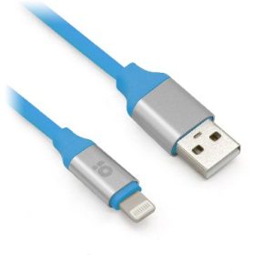 BRobotix 651787 cable de teléfono móvil Azul 1 m USB A Lightning