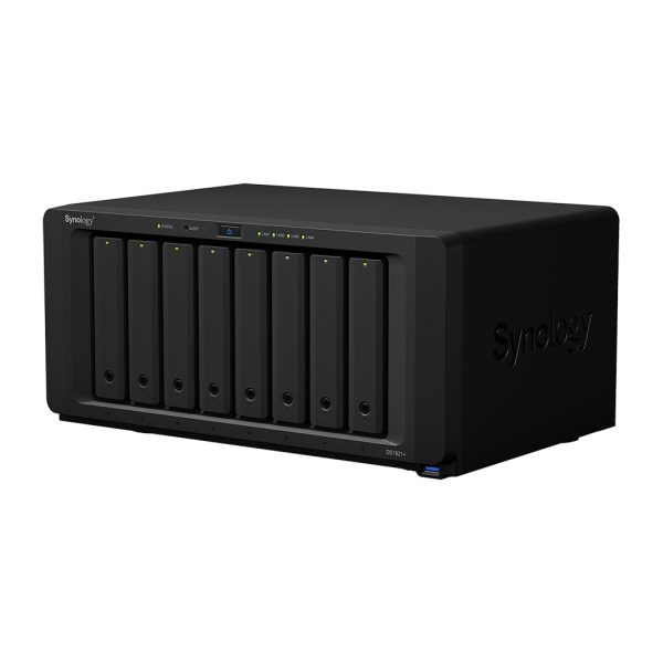 Synology DiskStation DS1821+ servidor NAS o de almacenamiento Tower Ryzen Embedded V1500B 4 GB DDR4 0 TB DiskStation Manager Negro - Imagen 3