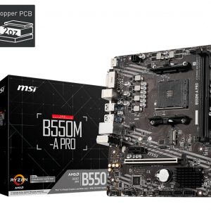 MSI B550M-A PRO placa base AMD B550 Enchufe AM4 Micro ATX