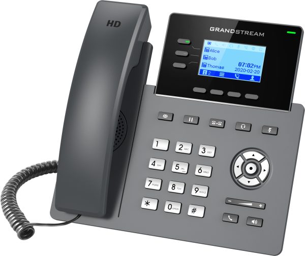 Grandstream Networks GRP2603P teléfono IP Negro 3 líneas LCD