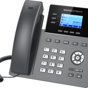 Grandstream Networks GRP2603 teléfono IP Negro 3 líneas LCD