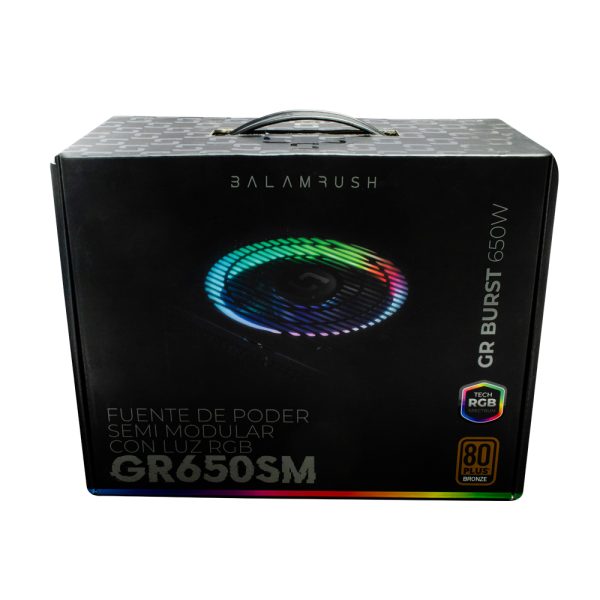 Balam Rush GR 650W unidad de fuente de alimentación 20+4 pin ATX ATX Negro - Imagen 4