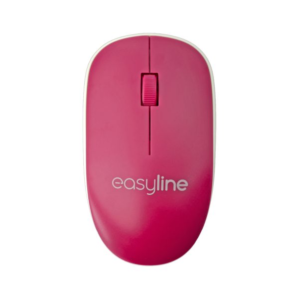 Easy Line Mouse EL-995135 - Magenta, USB ratón Ambidiestro Bluetooth Óptico 1000 DPI - Imagen 2