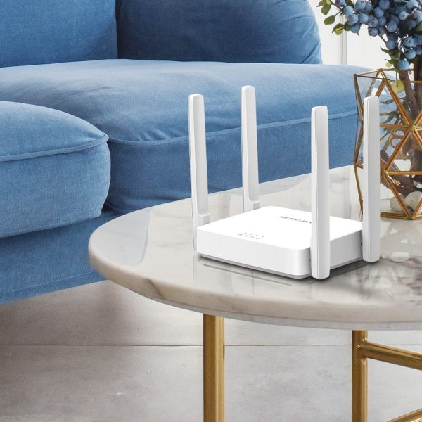 Mercusys AC10 router inalámbrico Ethernet rápido Doble banda (2,4 GHz / 5 GHz) Blanco - Imagen 4