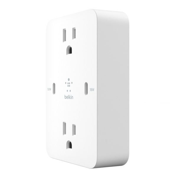 Belkin WCZ001DQWH adaptador para enchufe NEMA 5-15P NEMA 5-15 Blanco