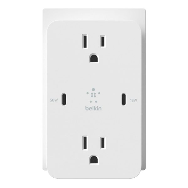 Belkin WCZ001DQWH adaptador para enchufe NEMA 5-15P NEMA 5-15 Blanco - Imagen 3