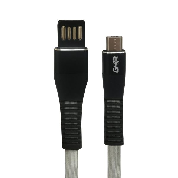 Ghia GAC-200NG cable USB USB 2.0 1 m USB A Micro-USB B Negro - Imagen 2