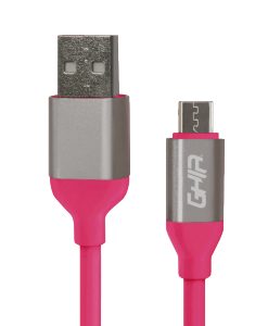 Ghia GAC-194P cable USB 1 m USB A Micro-USB A Rojo